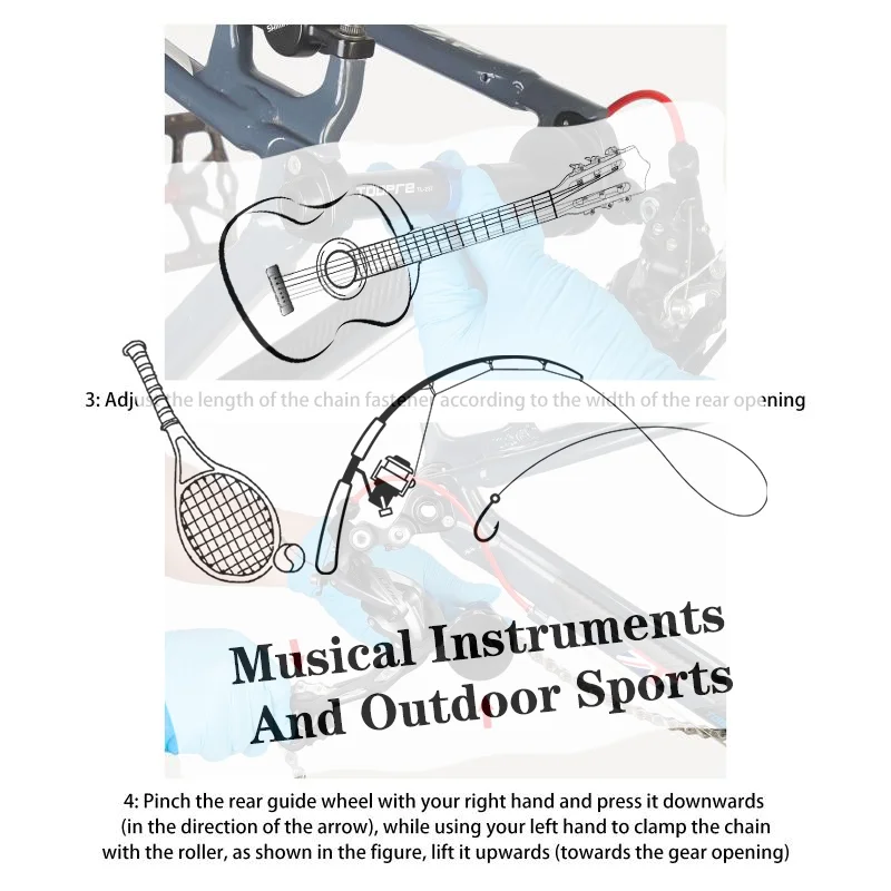 

1 шт. Быстросъемный держатель для цепи велосипеда, инструмент для обслуживания цепи, держатель для чистки цепи на ось-втулку 12 мм