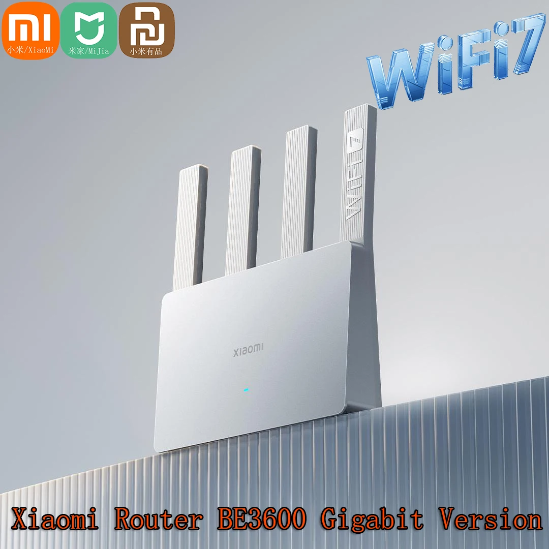 Xiaomi Mi Router BE3600 Gigabit Version WiFi7 Mesh MLO Dual-Band End Ethernet Port Repeater VPN Networking Gaming Acceleration