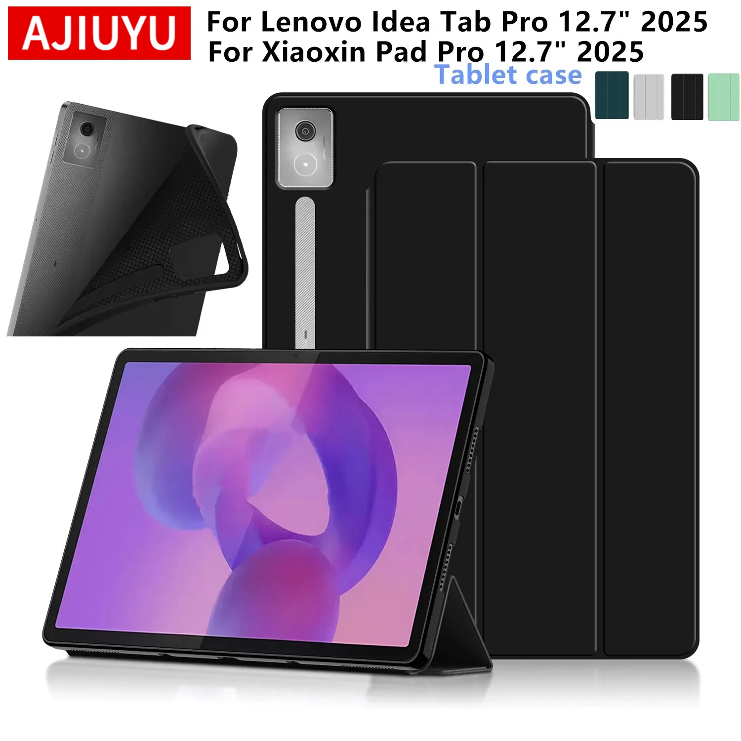 Für Lenovo Idea Tab Pro Hülle 12,7 Zoll Tablet-Cover für Lenovo Idea Tab Pro/Xiaoxin Pad Pro 12,7 2025 TB373FU TB375FC Schutzhülle