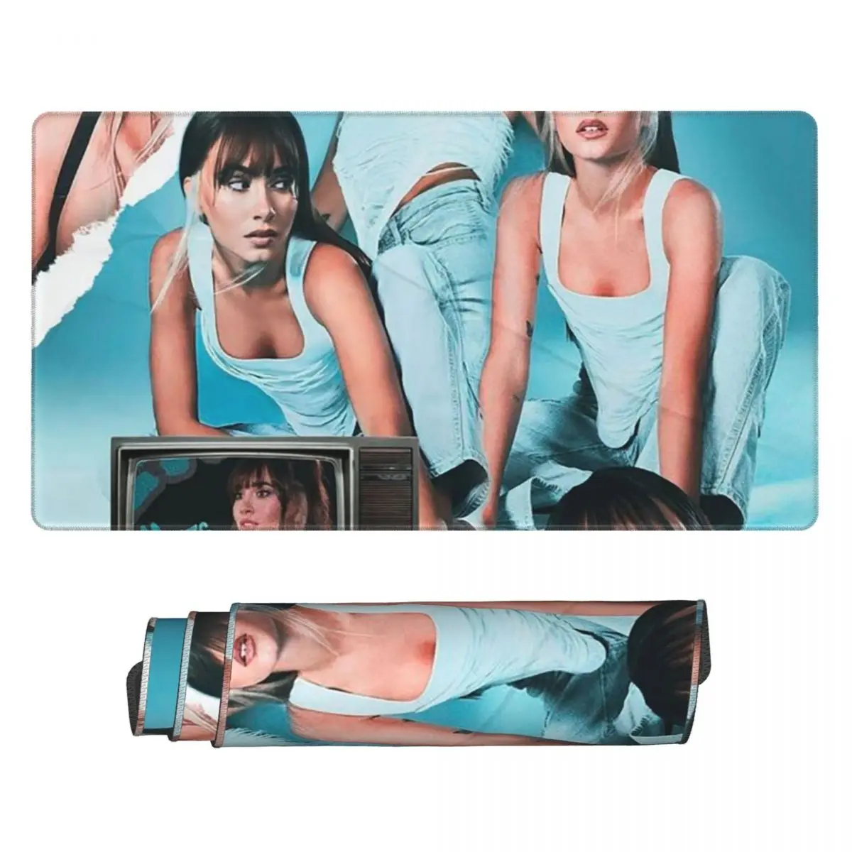 

Large Mouse Pad Aitana Ocana Singer Gamer PC Laptop Mats Keyboard Carpet Computer Gaming Office Accessories Desk Mat