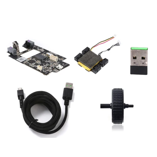 Imagen 2 del producto Piezas de repuesto para Razer Viper Ultimate Edition, batería para ratón, placa base, receptor, Cable de rodillo, placa lateral, placa de carga