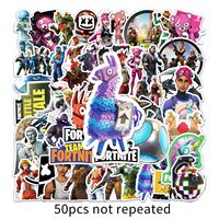 50pcs Fortnites Series Stickers Hot Game Graffiti Decals Cartoon Envelop Diary Diy Decoration Label Funny Birthday Gifts
