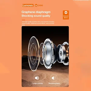 Lenovo-intelligent-Beamte LECOO C8 Lite, Bluetooth 5.3 Ohrhörer, HiFi-Stereo-Musik, drahtloses Headset, Fahr HD-Mikrofon genannt Kopfhörer 8 Hauptverkäufe zentrales Multimedia Lelong - №8