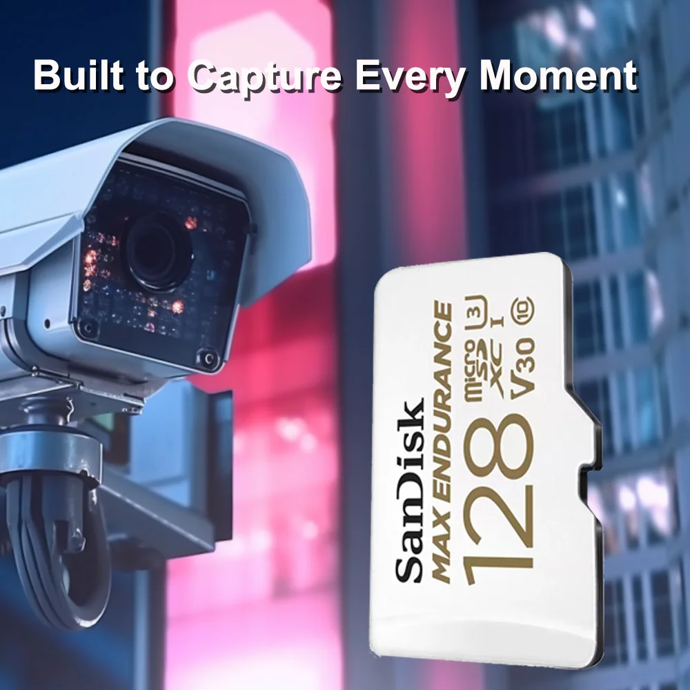 

SanDisk MAX ENDURANCE microSD Card 32GB 64GB 128GB 256GB Memory Card U3 4K Full HD for driving recorders and surveillance camera