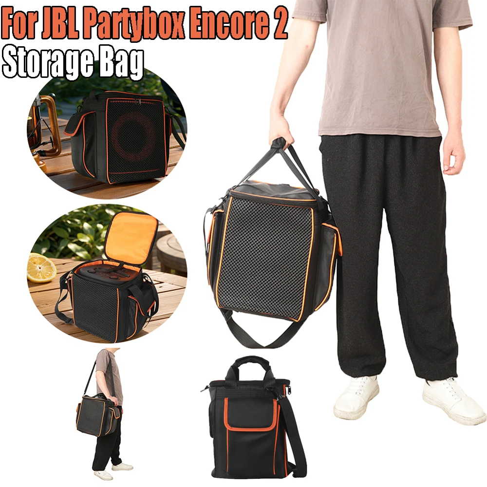 

Speaker Storage Bag Travel Portable Speaker Tote Bag Suitable for JBL Partybox Encore2 Fall Prevention Speakerl Carrying Case