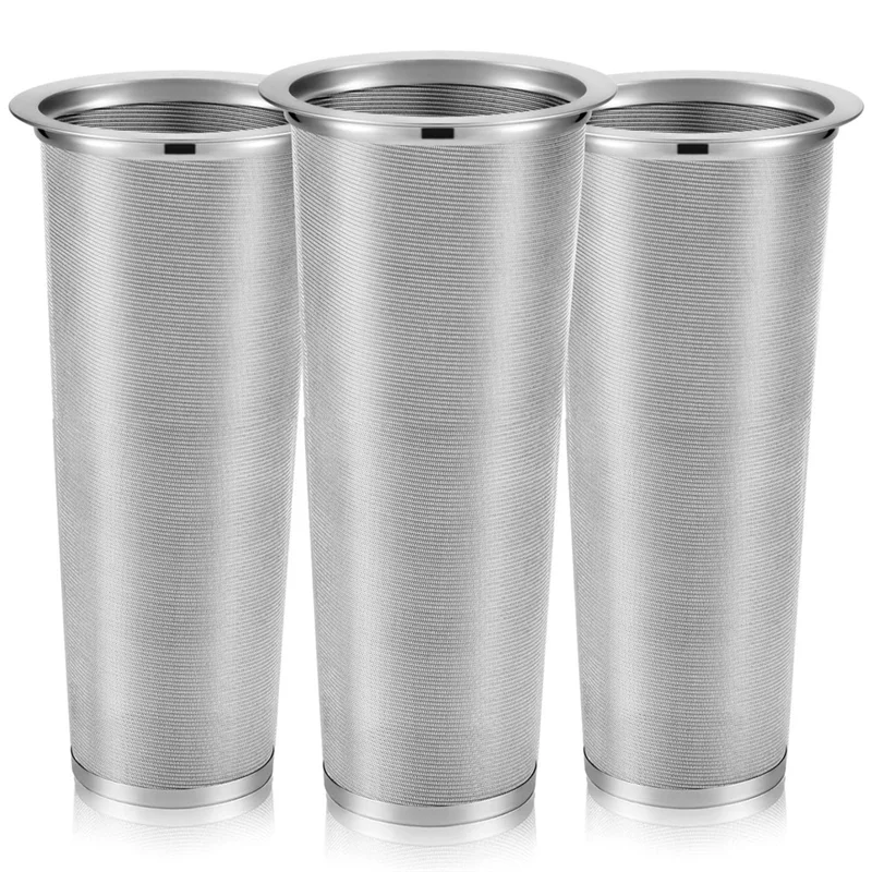 

3PCS Cold Brew Coffee Filter Stainless Steel Filter Coffee Tea Infuser Coffee Strainer Masons Canning Jar Mesh Filter