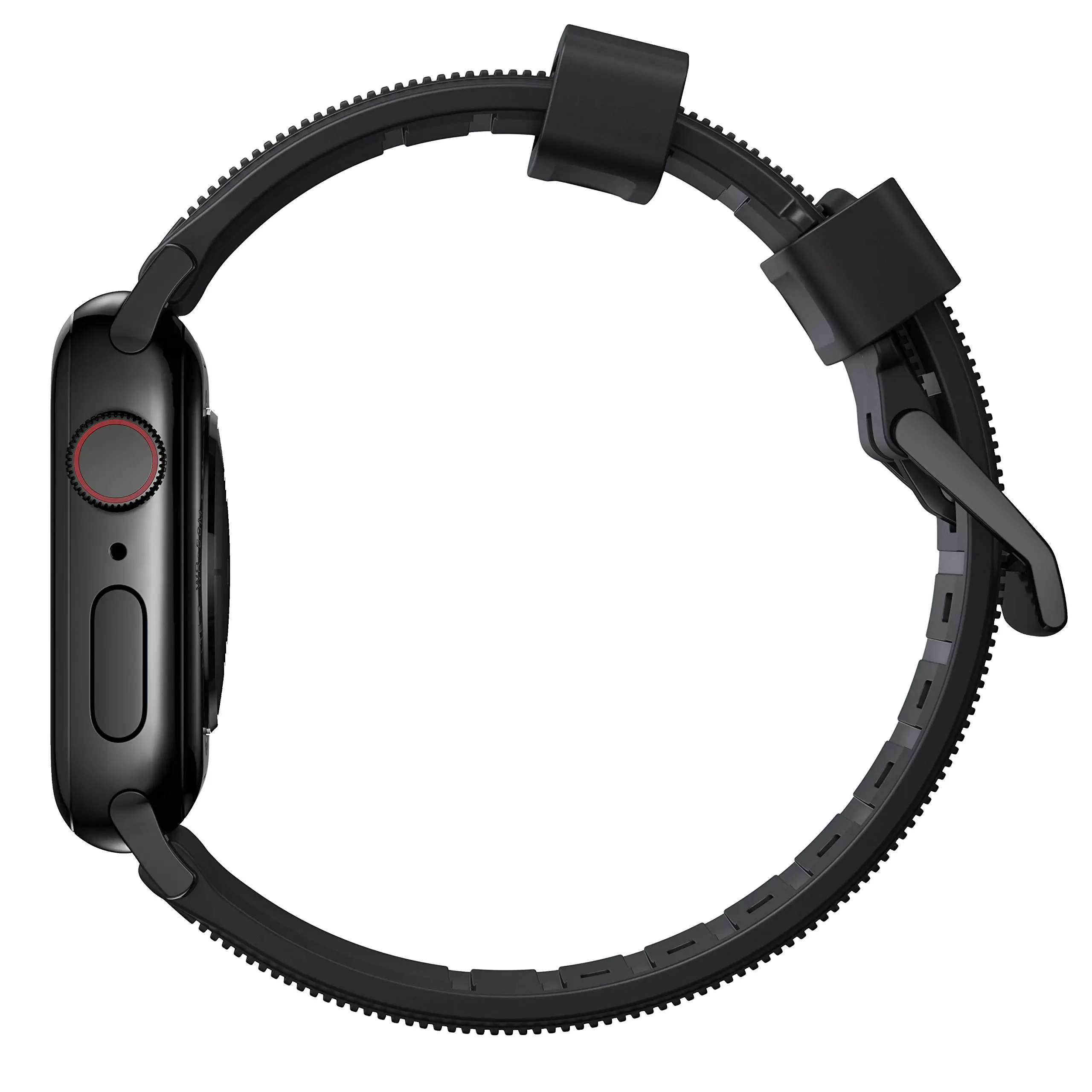 Rugged Strap For Apple Watch Ultra 2 Band 49mm 49 mm 44mm 45mm Fluororubber Bracelet +Watch case correas iWatch Series 6/7/8/9
