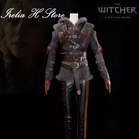 Irelia H Store The Witcher 4 Ciri Cosplay Costume for man halloween party dress can custom size made