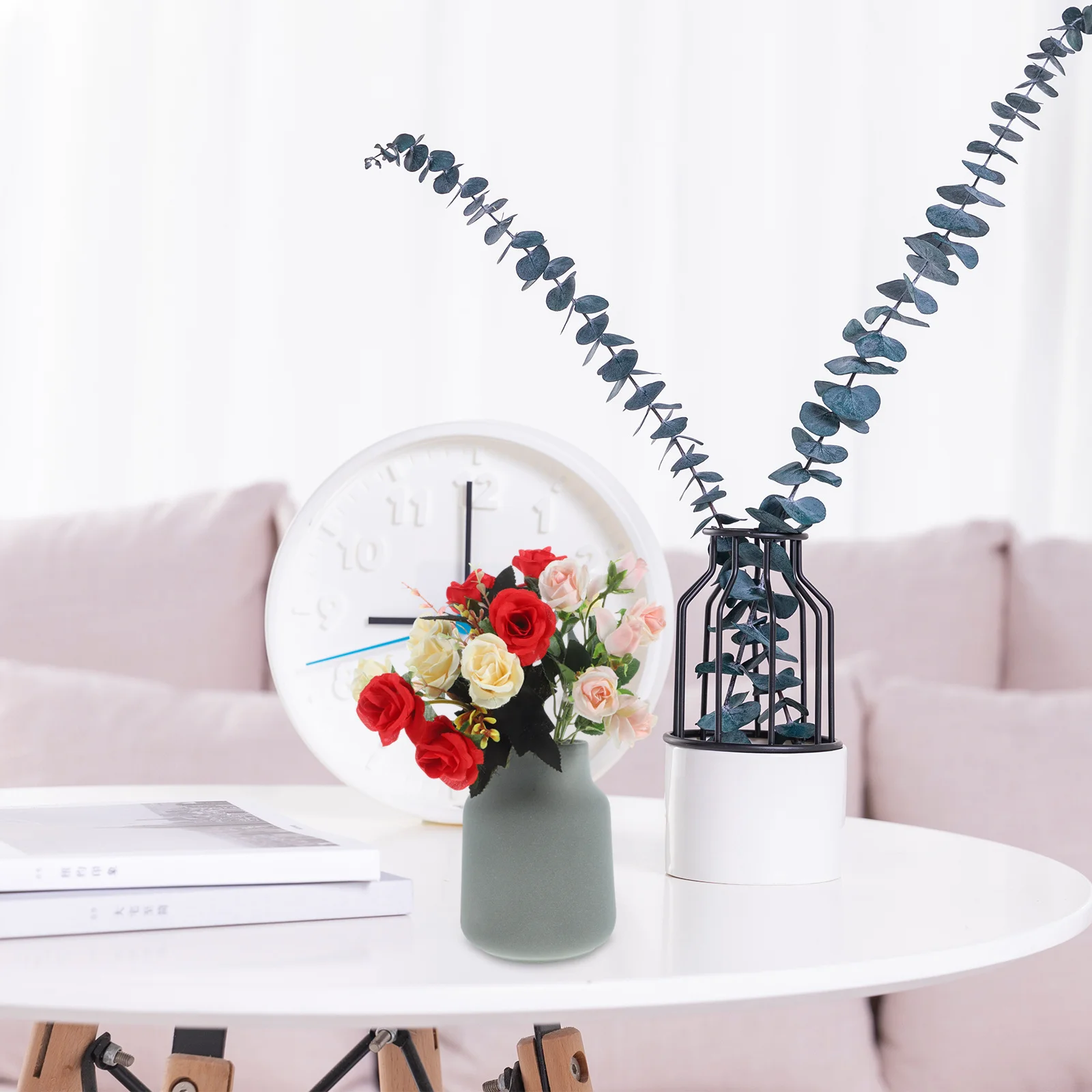 Matte Ceramic Flower Vase Creative Decorative Multi-Function Vase Decor Home Office Display Delicate Flower Holder Household