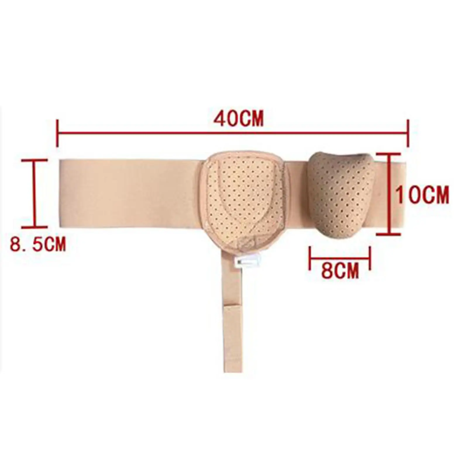 Breathable Men Inguinal Hernia Belt Adjustable Elastic Guard Truss Support for Daily Comfort