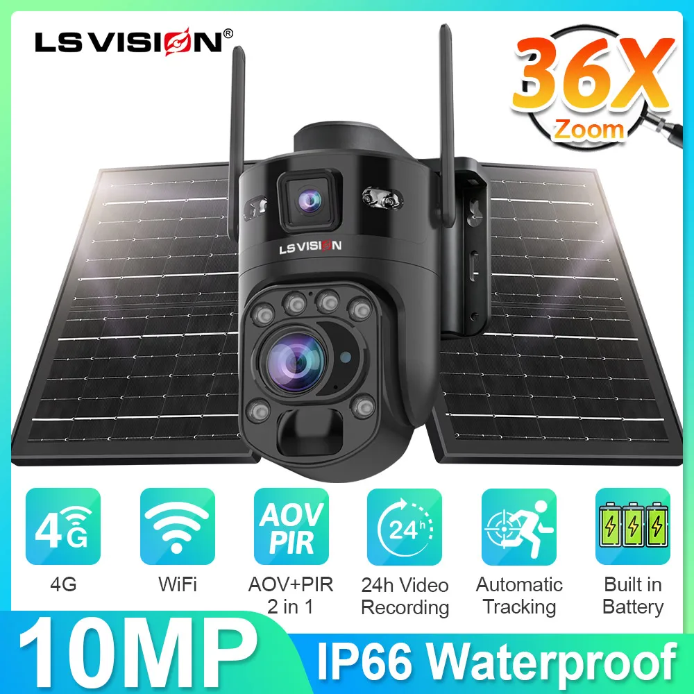 

LS VISION 36X Zoom AOV+PIR cam