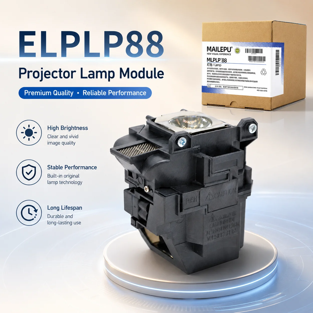 High Quality ELPLP78 ELPLP88 Replacement Projector Lamp Bulb For PowerLite Home Cinema 2030 2040 730HD 740HD VS230 VS330 E