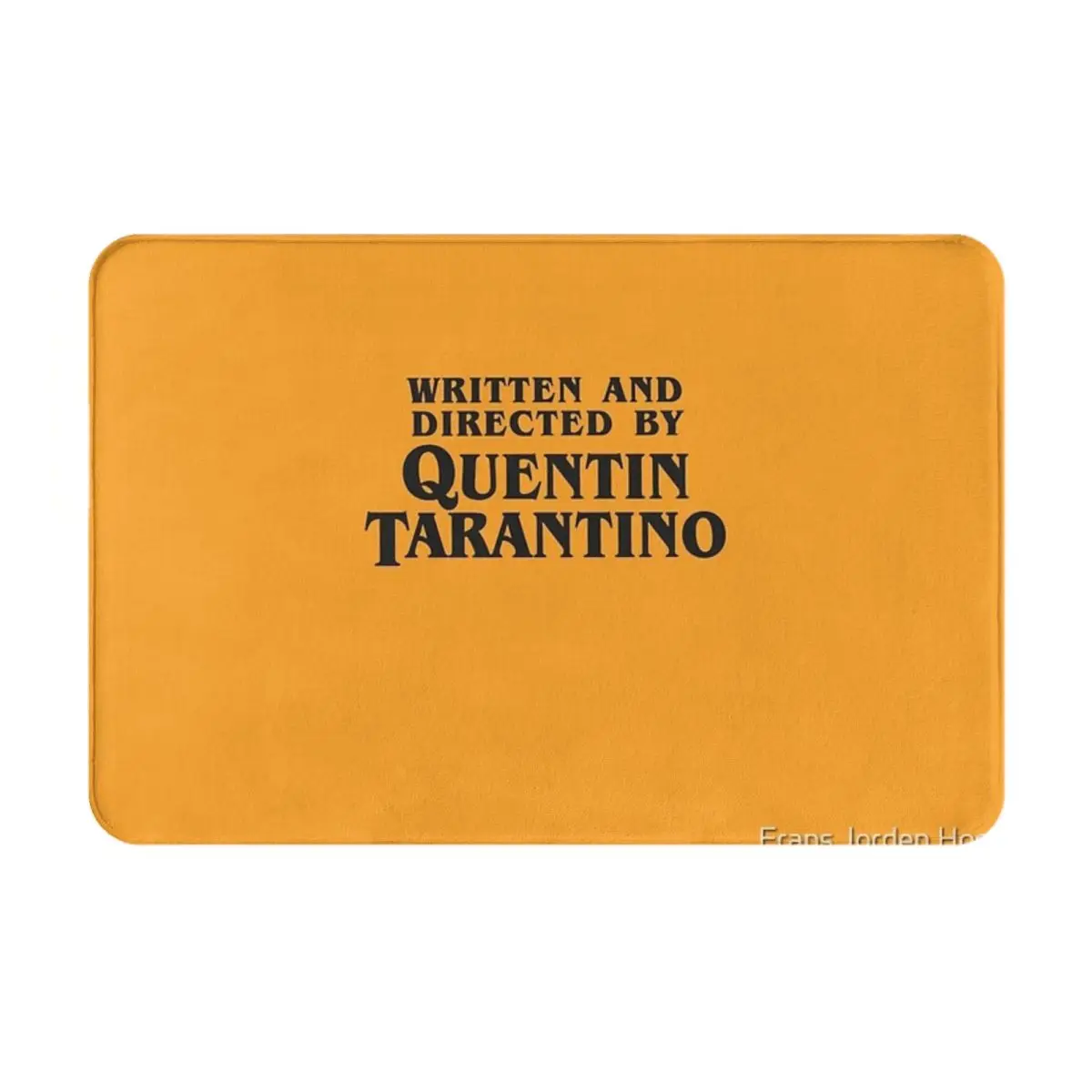 Written And Directed By Quentin Facecloth Non-Slip Floor Mat FireplaceThick And Comfortable, Durable Foot Mats