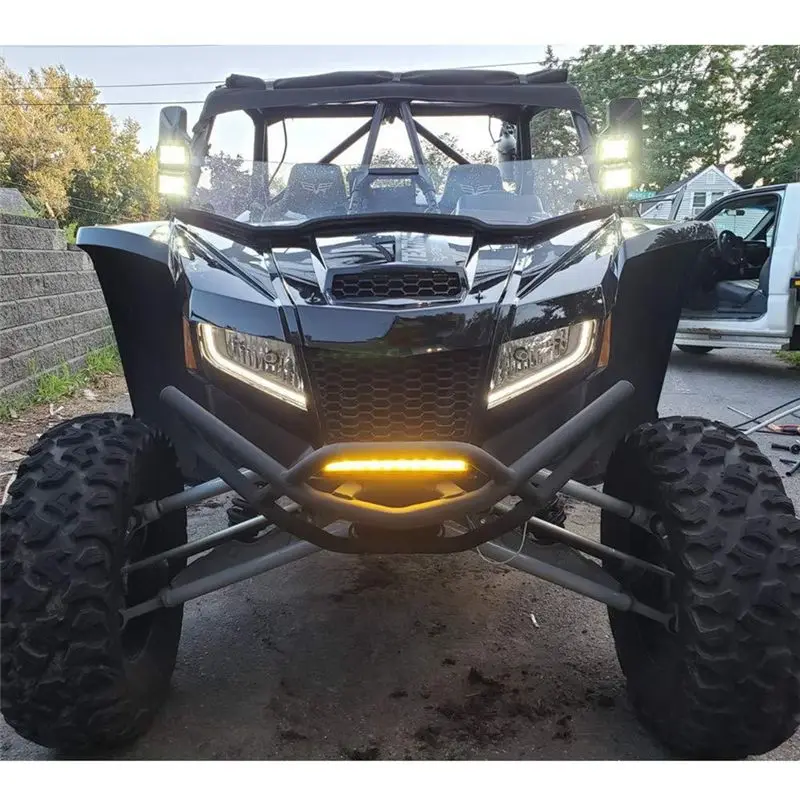Classy-For Polaris RZR XP 1000 900 Windshield Side Pillar Roll Bracket Forpolaris Fog Lamp Holder Forpolaris RZR