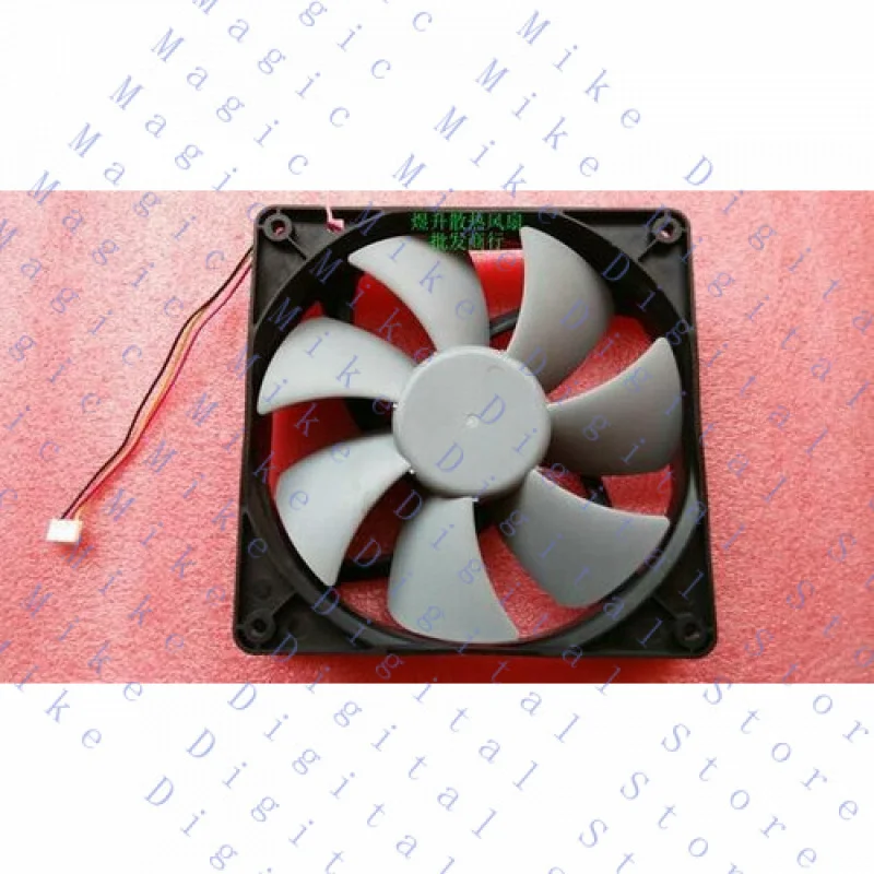 

UU Original MGT13512HR-A25 DC12V 0.28A 135*135*25MM 3-проводной охлаждающий вентилятор