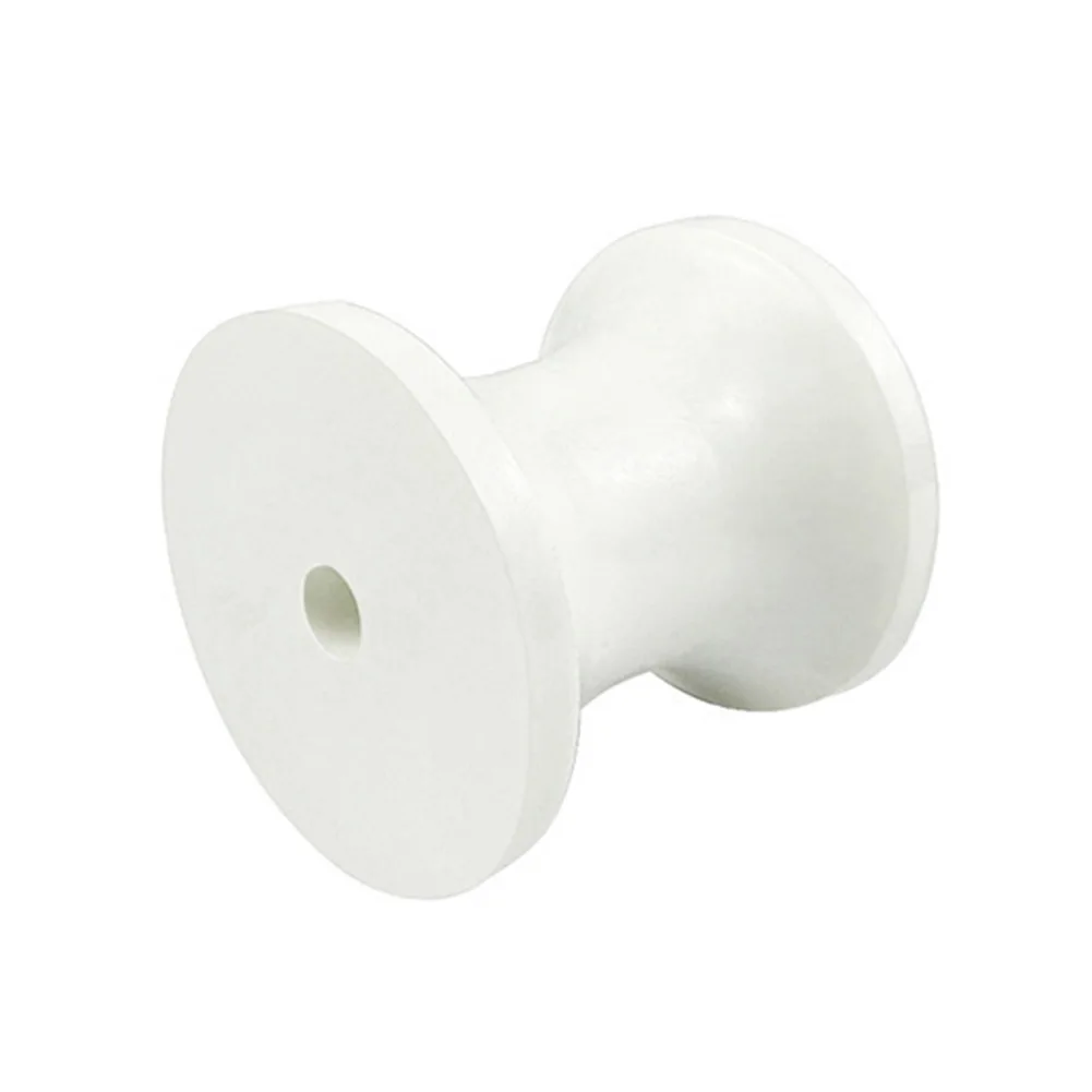 White Brightness Data Cm Inch Nylon Keel Roller Trailer Roof Roller Sailboat Yacht Roof Roller Rubber Keel Roller