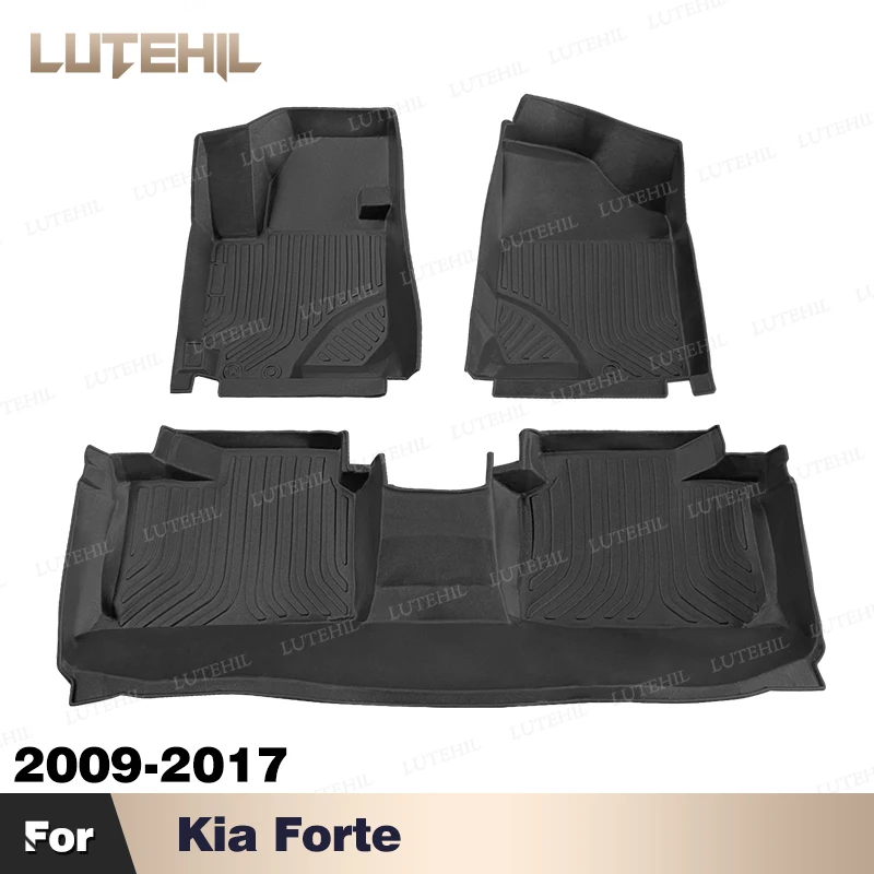

Всепогодный напольный коврик из ТПЭ для Kia Forte 2009-2017 2016 2015 2014 2013 2012 2011, ковровый чехол, аксессуары для защиты салона автомобиля