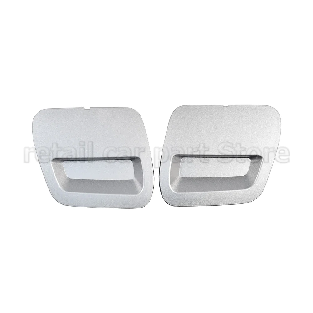 Car Front Bumper Tow Hook Eye Cover Cap Left Right Set 2 PCS For Dacia Duster 2018 2019 2020 2021 Front Bumper Drawbar Cover