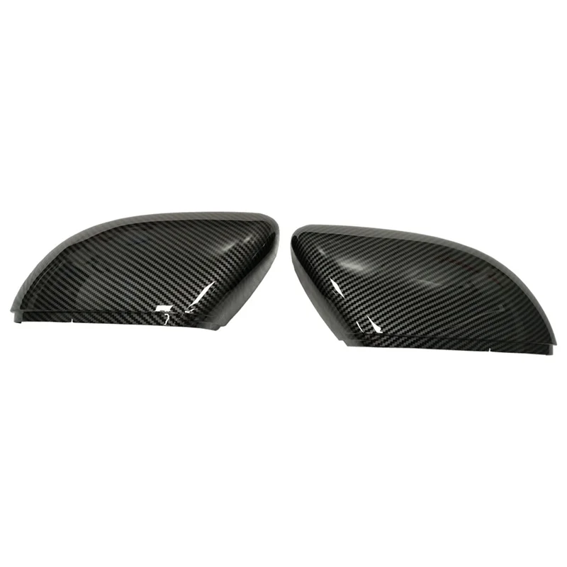 

Highly Recommended Car Rear Mirror Cover Cap Carbon Fiber For VW Golf 6 2010-2015 Rearview Mirror Shell Reverse Reflector Shell