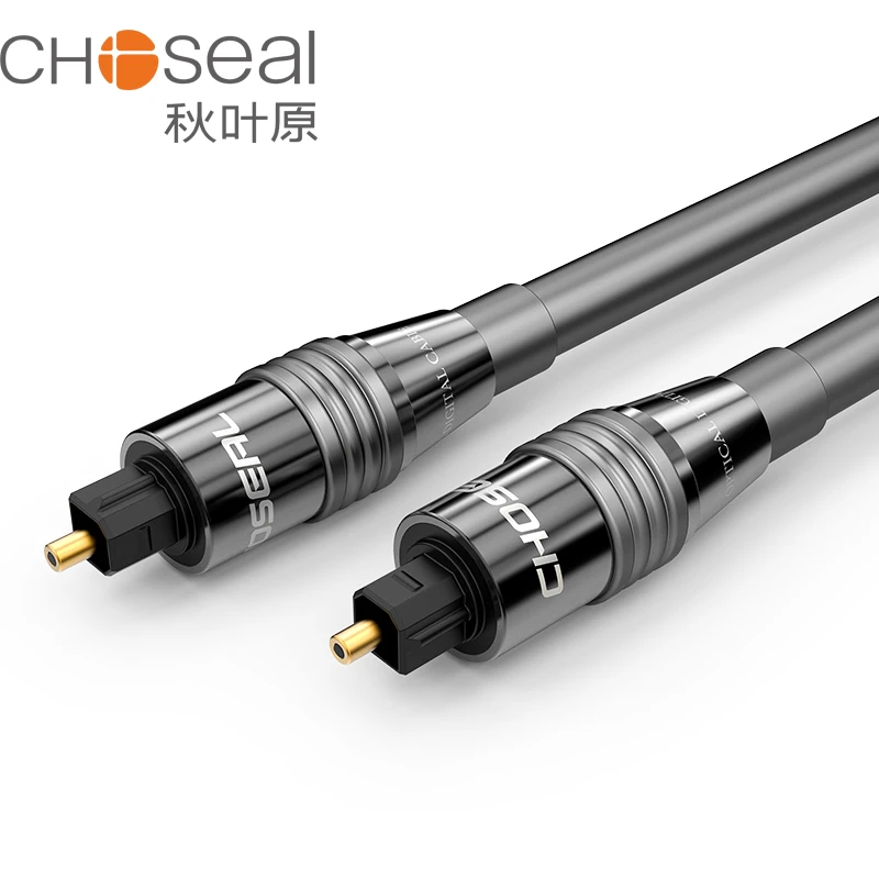 

CHOSEAL Optical Digital Audio Cable Home Theater Fiber Optic Toslink Male to Male Speaker Cables For Playstation