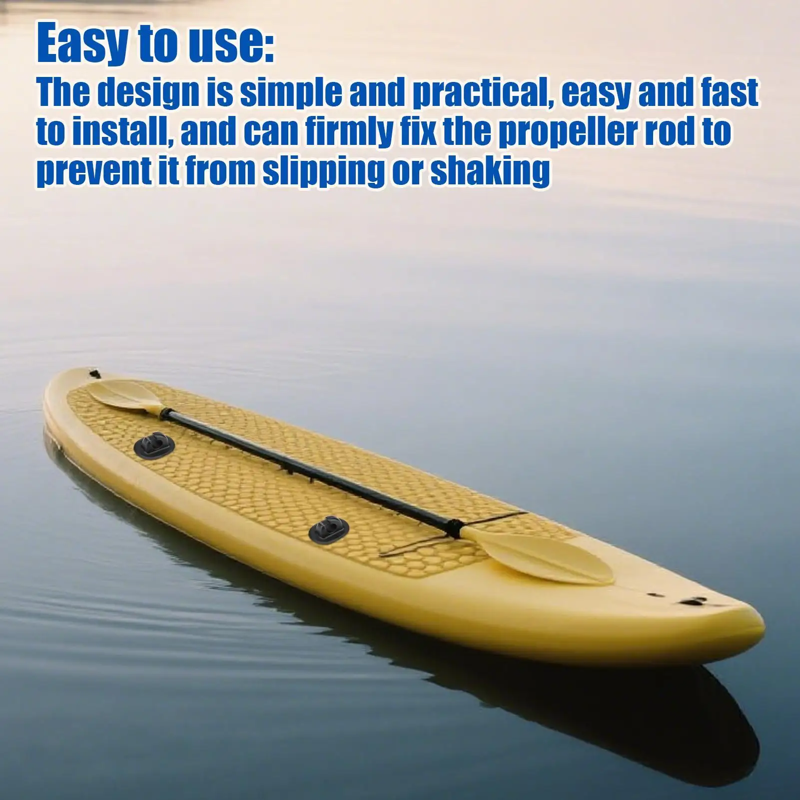 Paddle Holder Boat Motor Fixing Brackets 2 Pieces Tow Lock Attachments for Inflatable Kayak Speedboat Transport Lake Canoeing