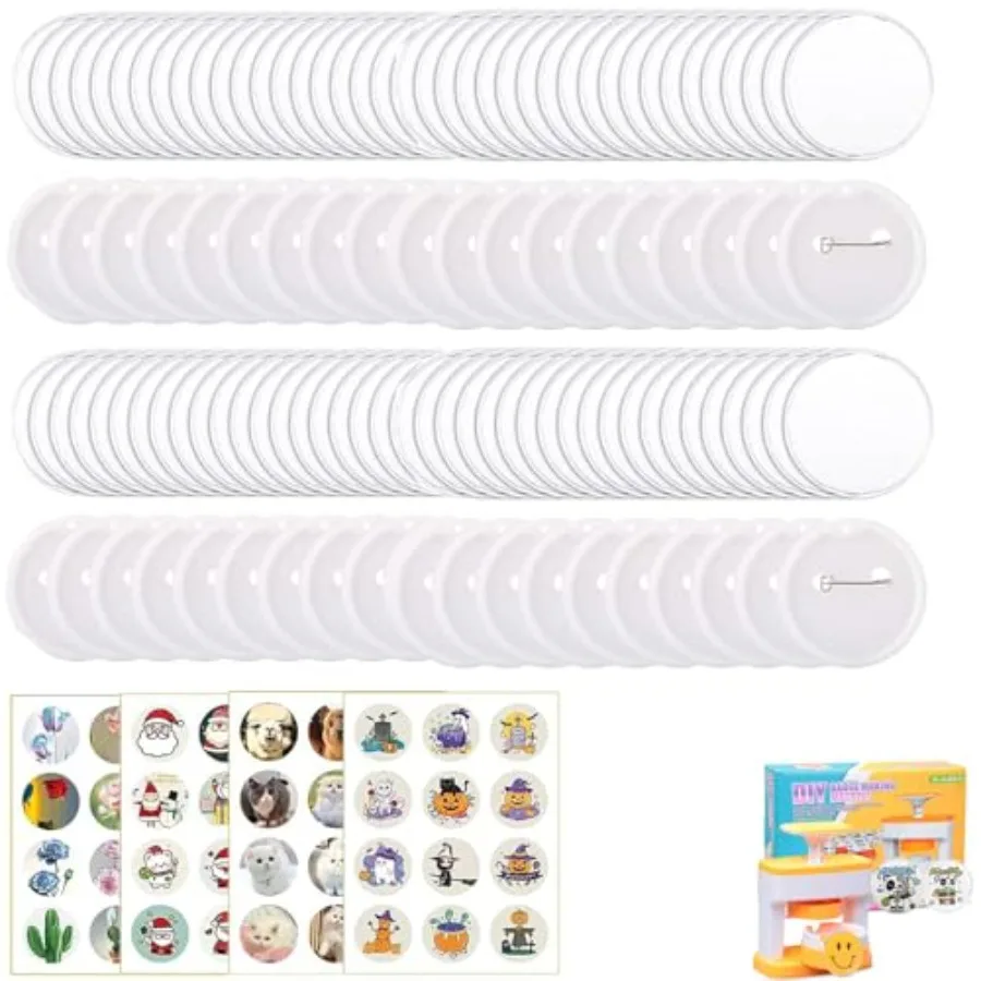 

55 мм 2,16 дюйма 48 шт. набор для изготовления пуговиц пластиковые желтые круглые швейные пуговицы принадлежности для изготовления пуговиц