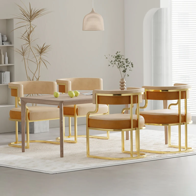 

Party Restaurant Dining Chairs Throne Living Room Nordic Modern Designer Dining Chairs Minimalist Unique Sillas Home Furniture