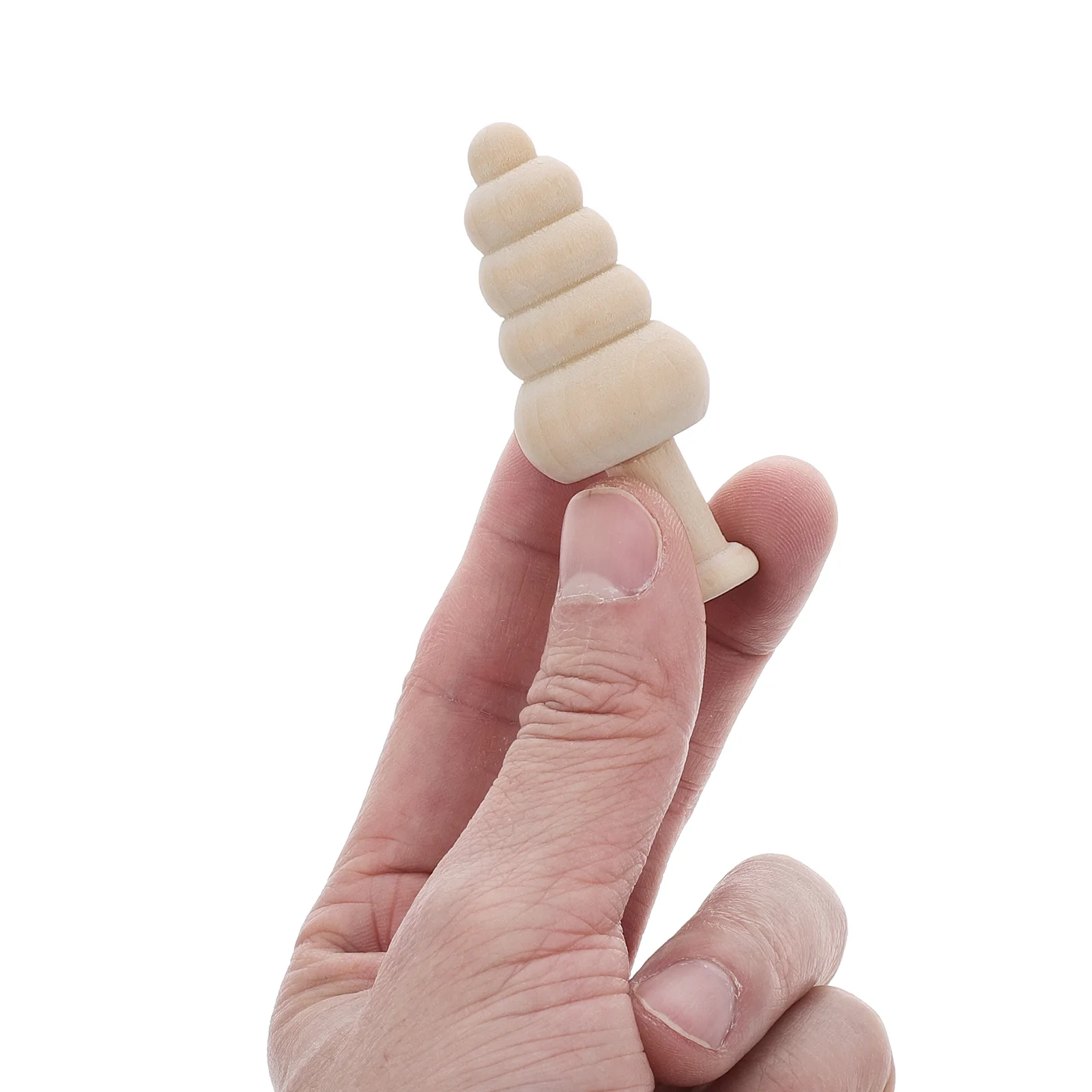 Giocattoli dipinti in legno Decorazioni per funghi Figurine Decorazione Bambole per la casa Funghi per artigianato