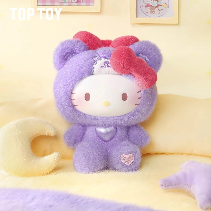 TOPTOY كيتي تيدي منامة سلسلة الفينيل أفخم صندوق أعمى لطيف دمية حلية الحب قلادة ظهره ديكو عيد الحب هدية غامضة