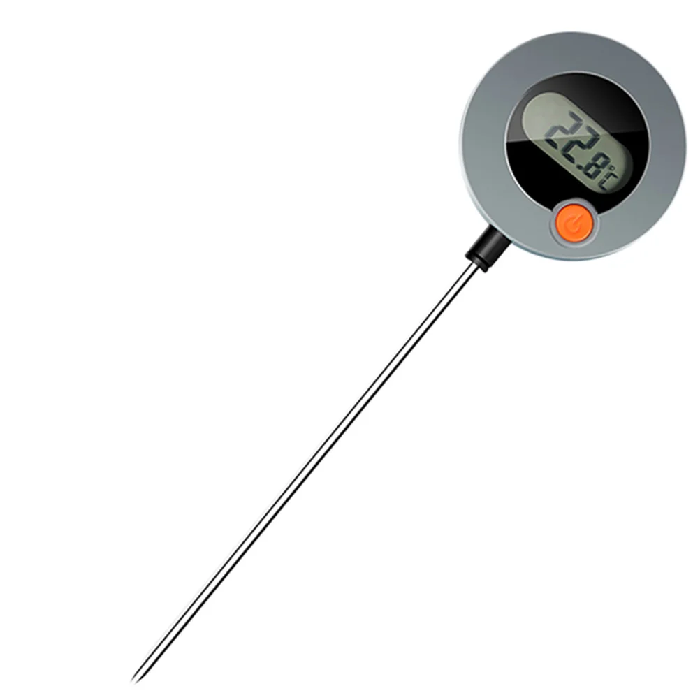 

Thermometer Instant Read Probe Milk Oil Kitchen BBQ Cooking Temperature Measurement Tool Stainless Steel ABS