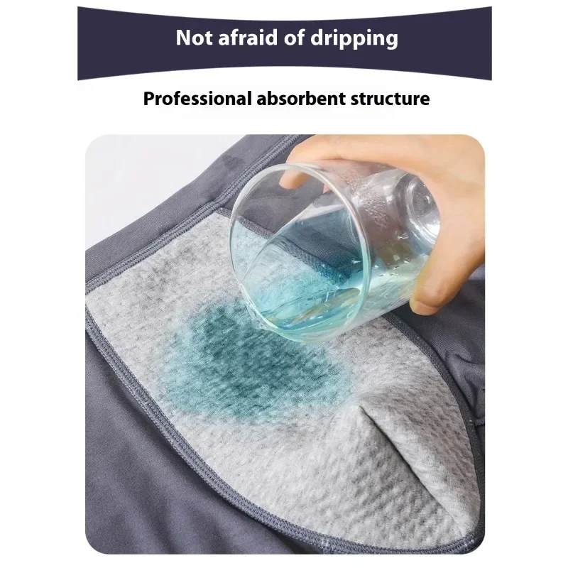 Männer Licht Inkontinenz Unterwäsche 100 ml Ältere Atmungsaktive Absorption Urin Verdickte Schritt Shorts Waschbar Boxer Patienten Hosen
