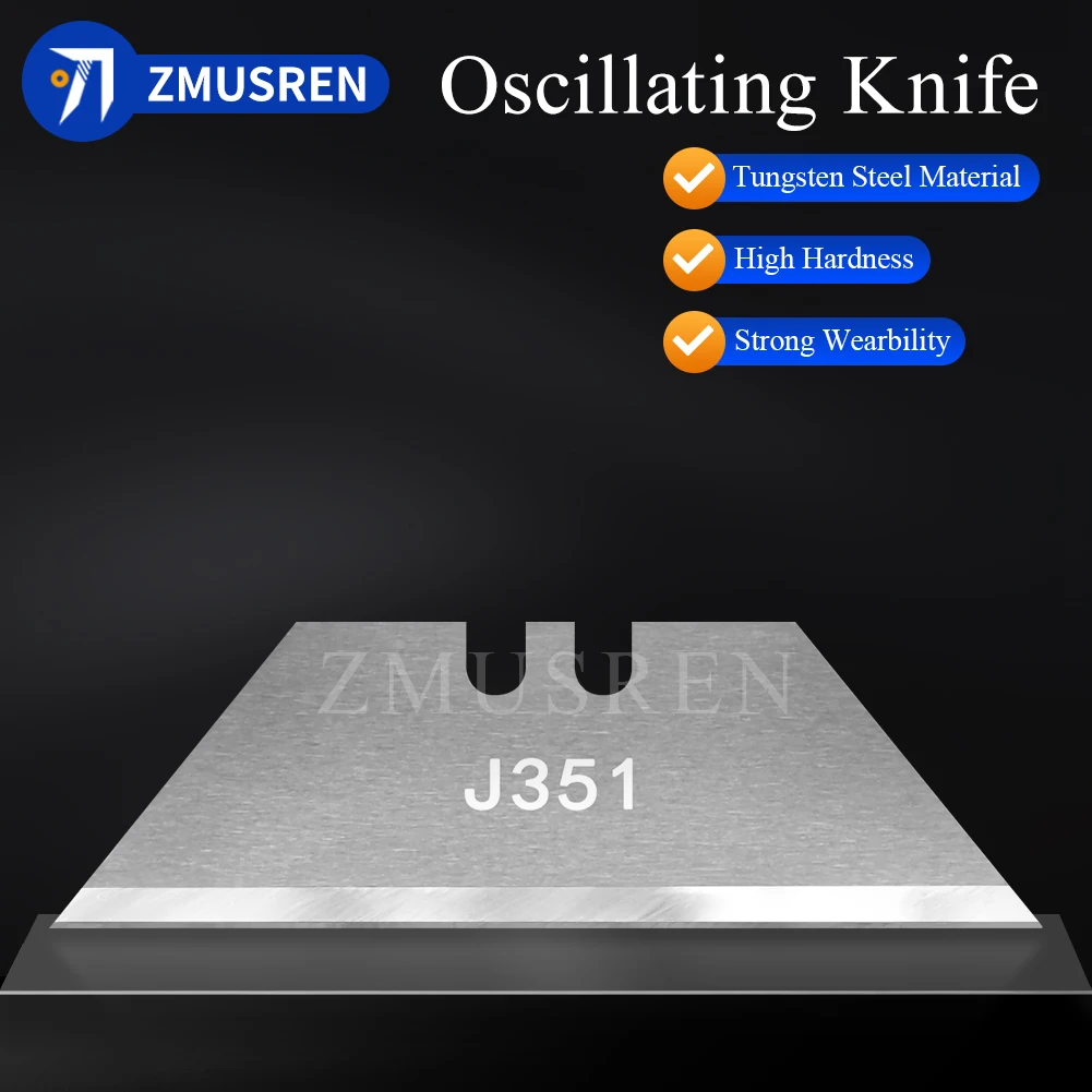 10PCS V-Groove Blade Tungsten Steel Trapezoidal Blades JWEI ZXT AOL J351 3161K XQW02 Warp and Weft Bevel T-shaped Cutting Knife