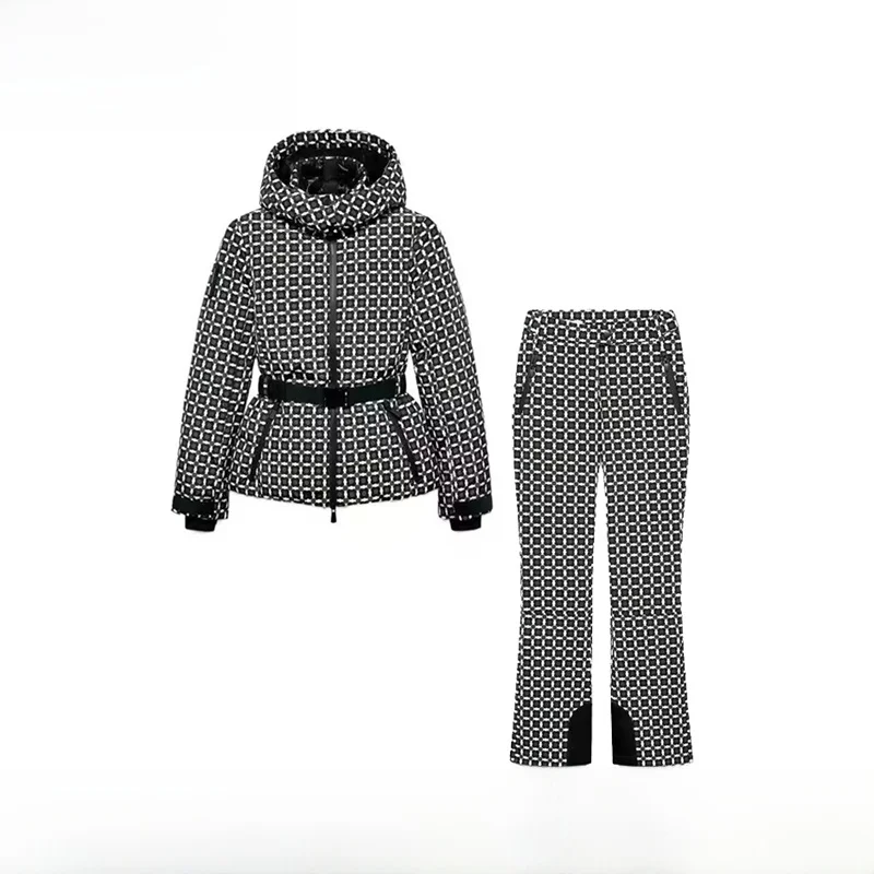 

Осень-зима, Новое поступление, женский модный комплект с поясом ZR Sle, длинные брюки, хлопковая джинсовая серия, эффект похудения