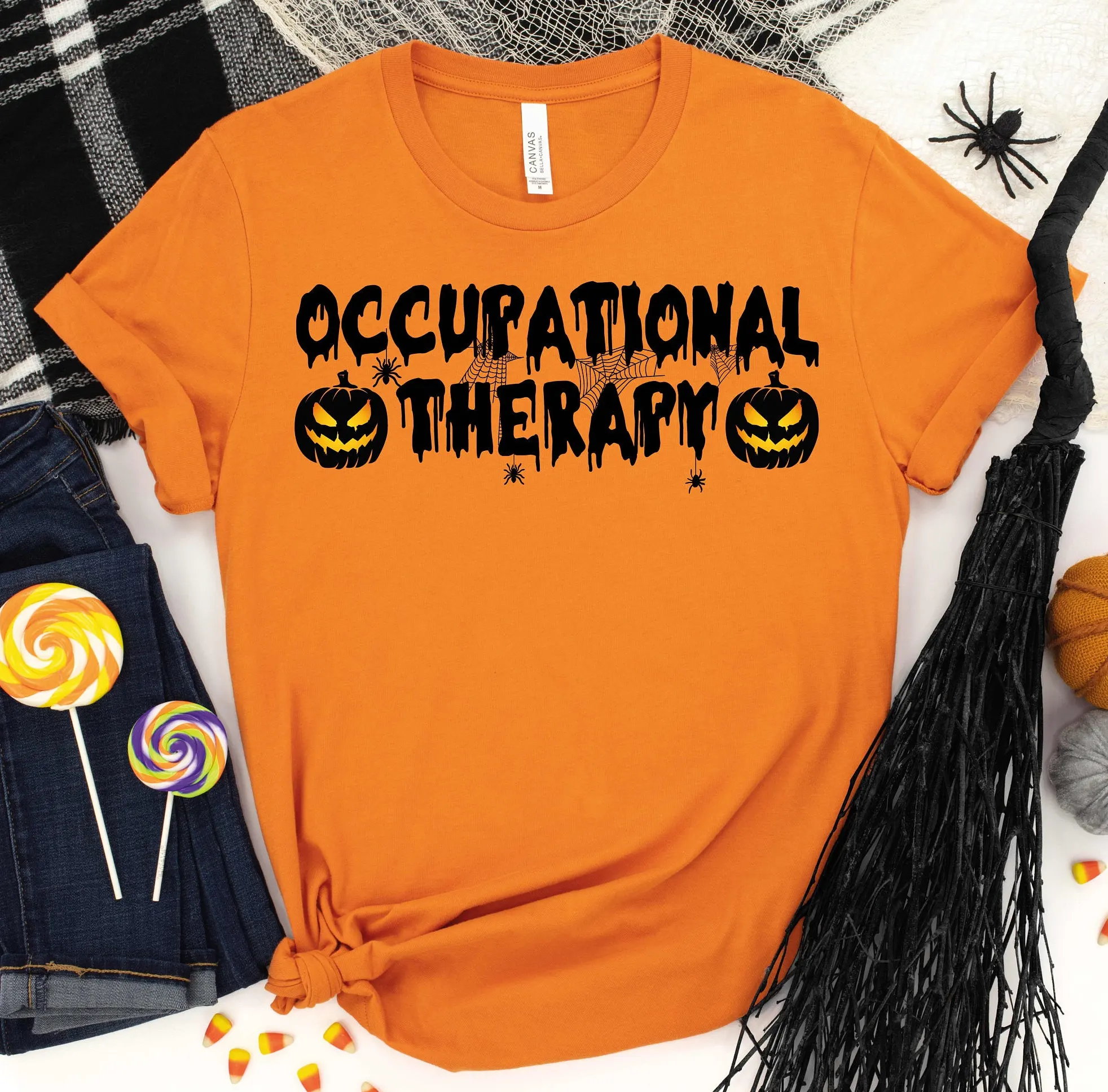 Halloween Occupational Therapy T Shirt Ot For Therapist Pediatric Ota