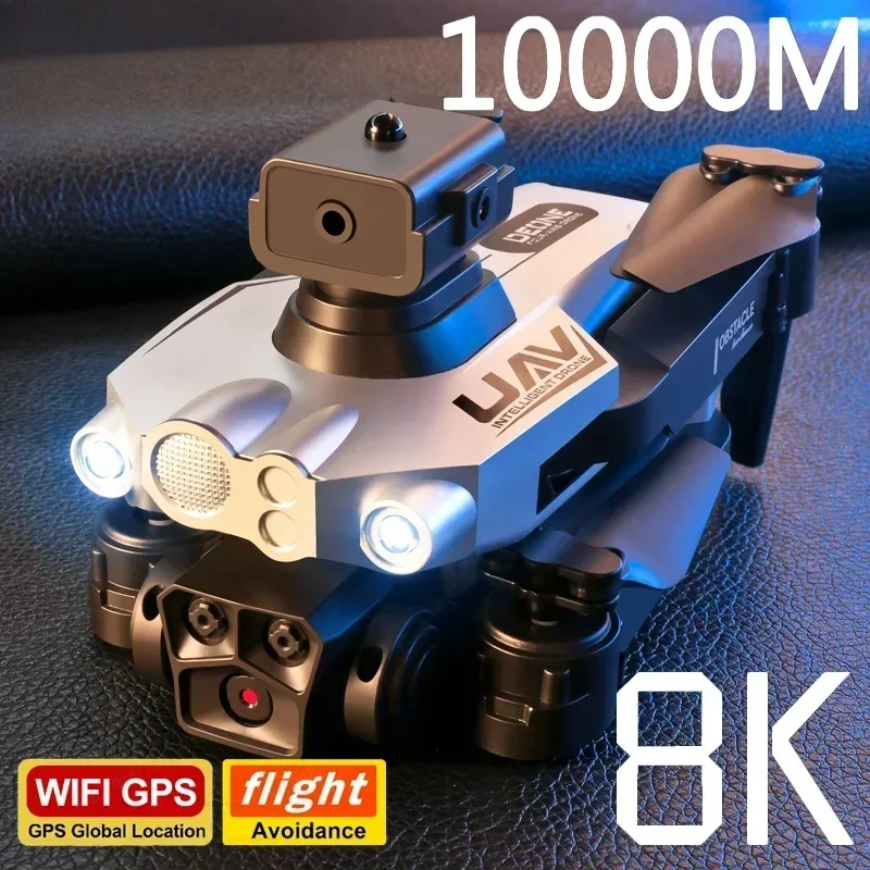 

Bexine LU200 Pro Дрон 8K Тройная камера с 5G GPS WiFi FPV Предотвращение препятствий Оптический поток Аэрофотосъемка RC Квадрокоптер