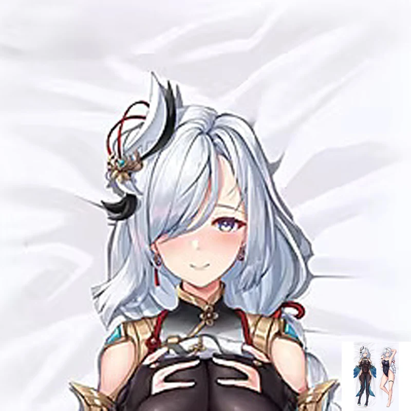 

Dakimakura Anime Shenhe 2 Side Printed Hugging Body Pillowcase Cushion Bedding Decor Pillow Cover 2024