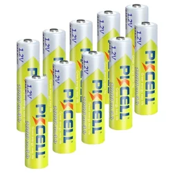 12PCS PKCELL AAA Battery 1.2V Ni-MH AAA Rechargeable batteries 1000MAH 3A with 3PC Battery Box holder  For Flashlight Toy Camera