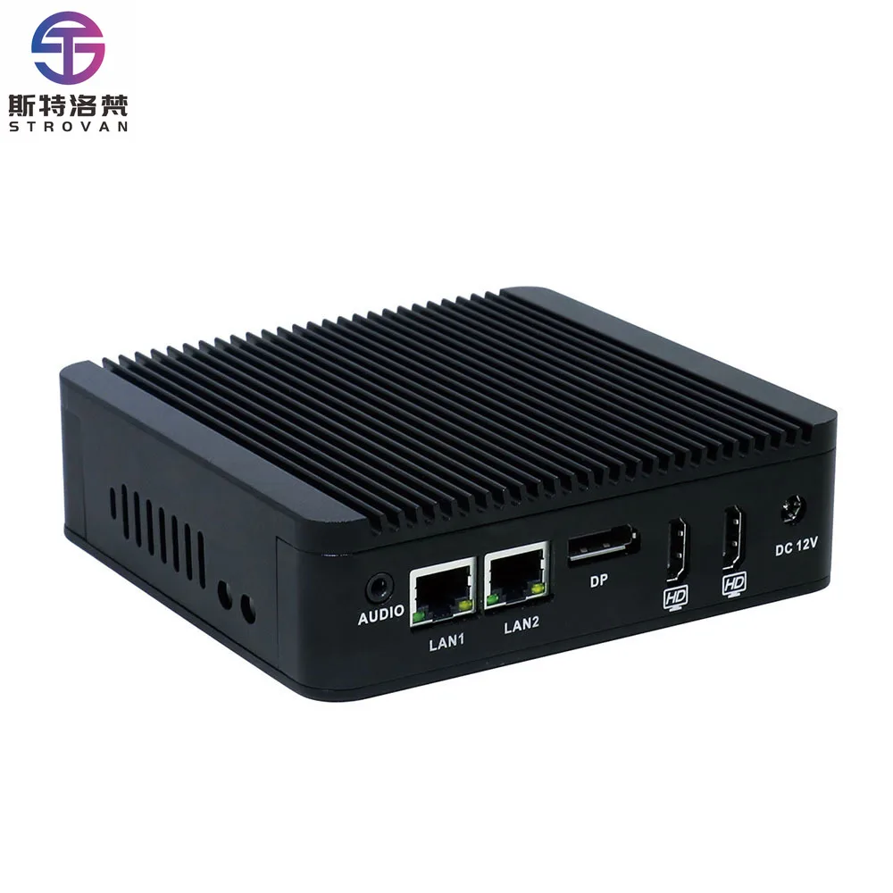 Small Sample Thin Client J3710 Quad Core Dual Nic X86 Single Board 4K Mini Pc with Three Display