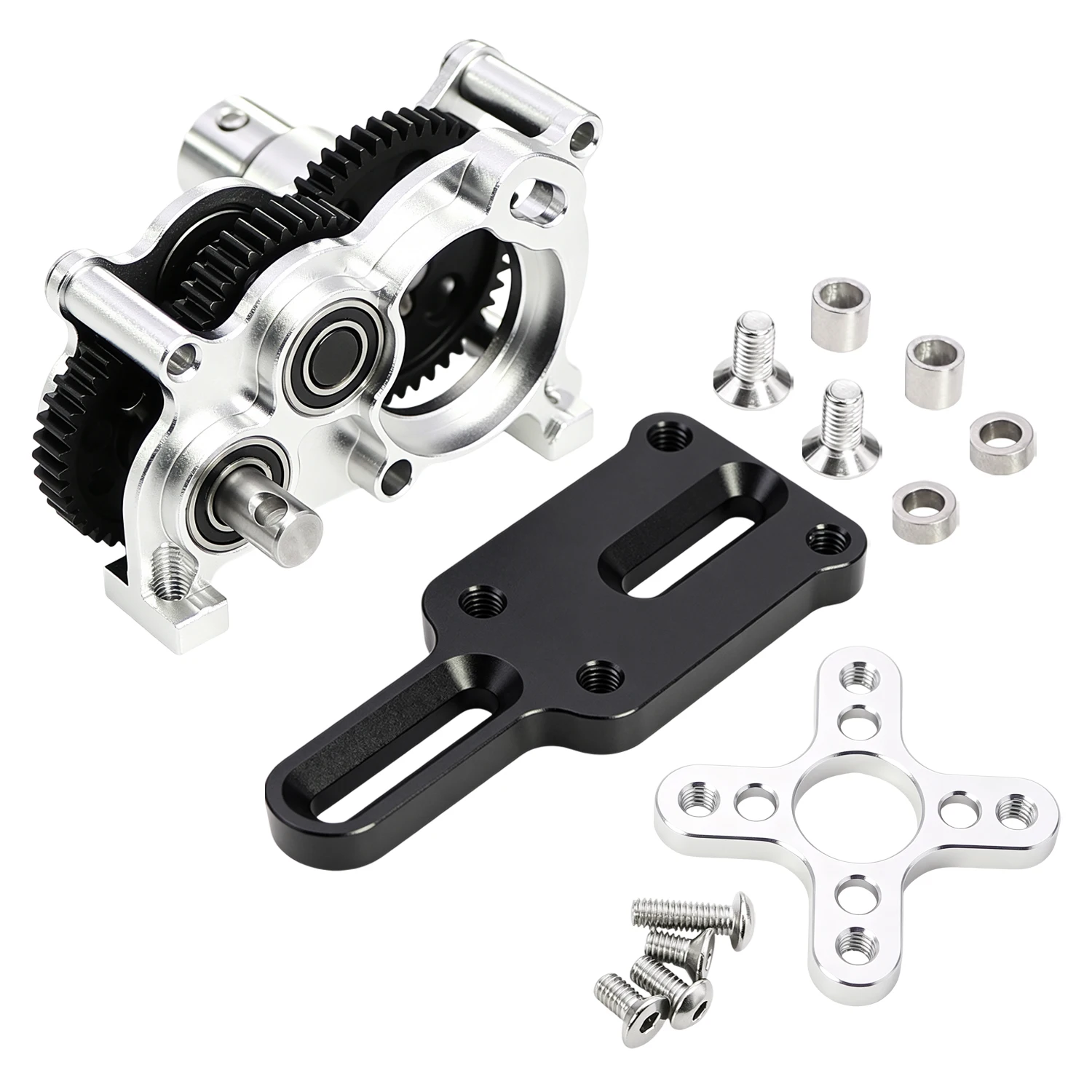 Image of OD-4 Getriebe LCG-Getriebe mit Gleitpad für 1/10 Cheater Rigs Capra Axle DIY Chassis Upgrade-Teile