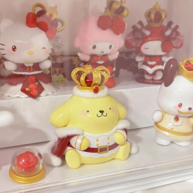 

MY MELODY The Night of Rose Series Модная слепая коробка Модная игровая фигурка Милая кукла KUROMI Таинственные коробки Подарки для девочек Игрушки Орнамент