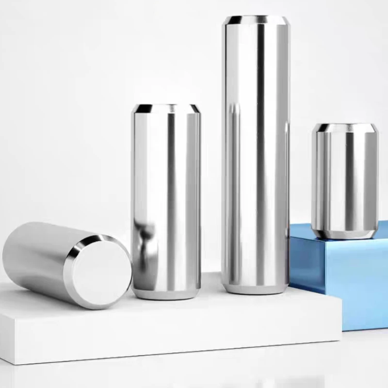 Stainless Steel 304 Corrosion Resistance Durable Chambered Cylindrical Pins Precision Processing Solid Pins Raw Color Many Specs