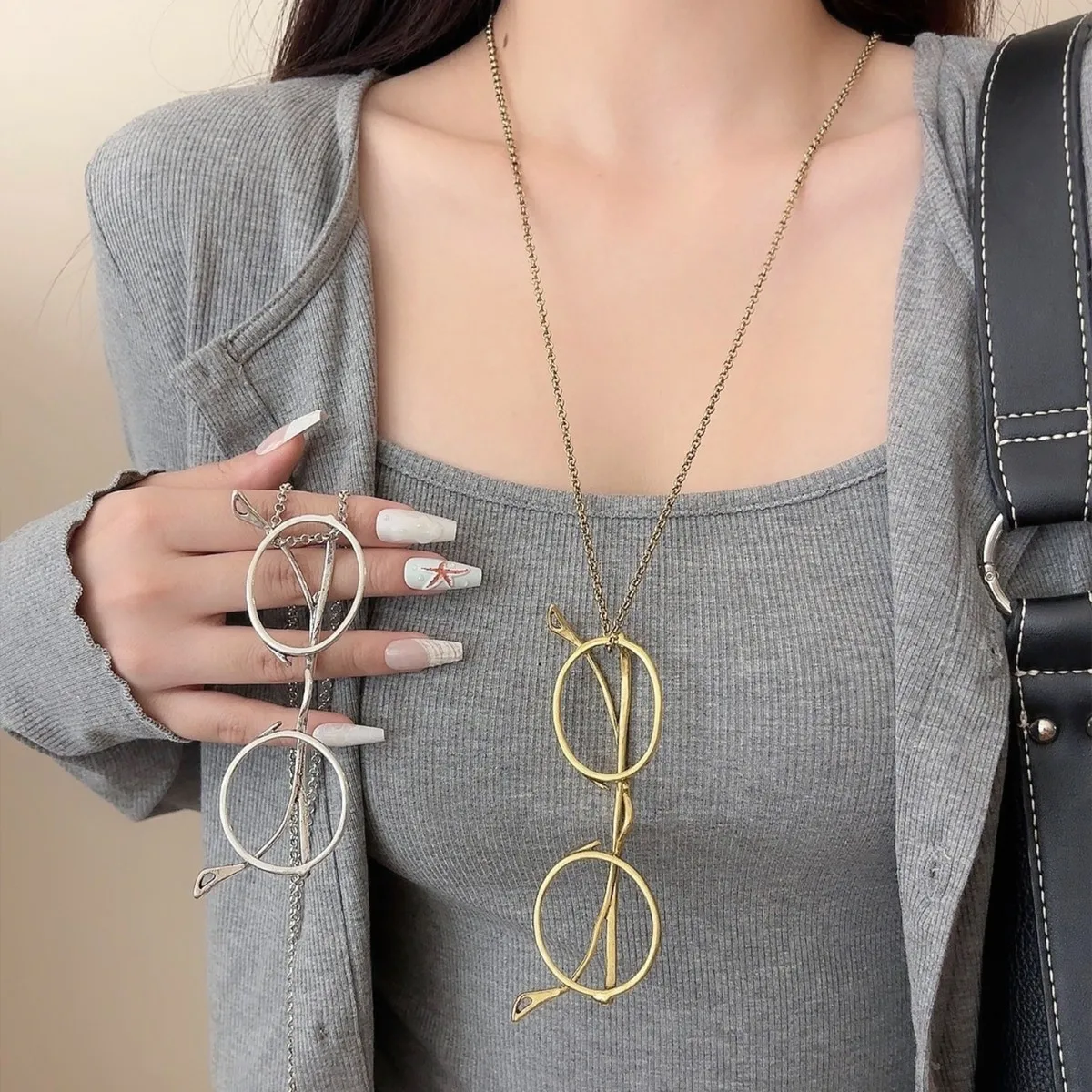 Vintage Alloy Glass…