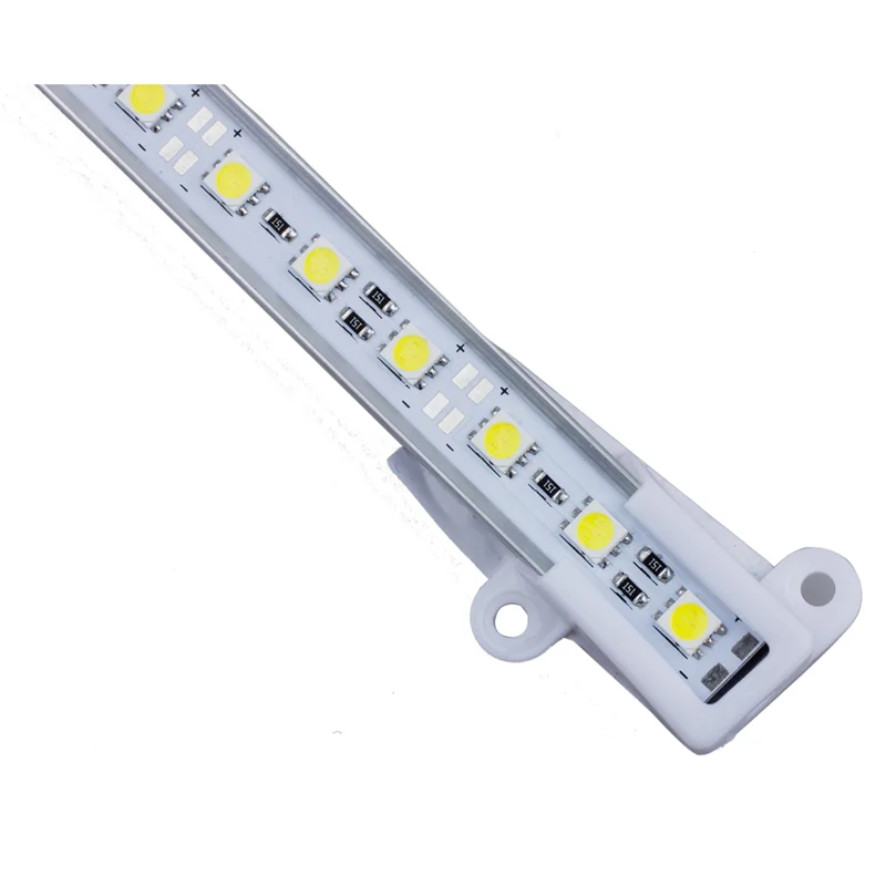 LICE-3 Pcs 50CM 5050 SMD 36 LED Day White Aluminium Rigid Strip Bar Light Lamp