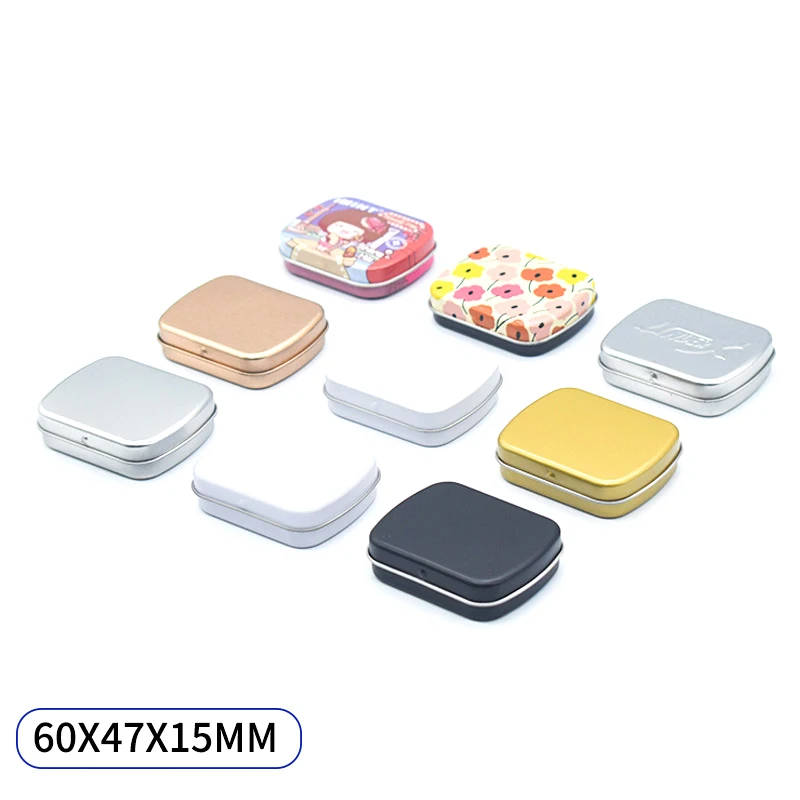 Mint Candy Box Iron Can Lozenges Health Care Hangover Medicine Small Iron Box Small Clamshell Box Iron Box Packaging