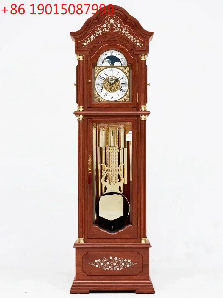 Living Room the Grandfather Clock European-Style Large Clock German Imported Movement Mechanical Floor Clock the Grandfather