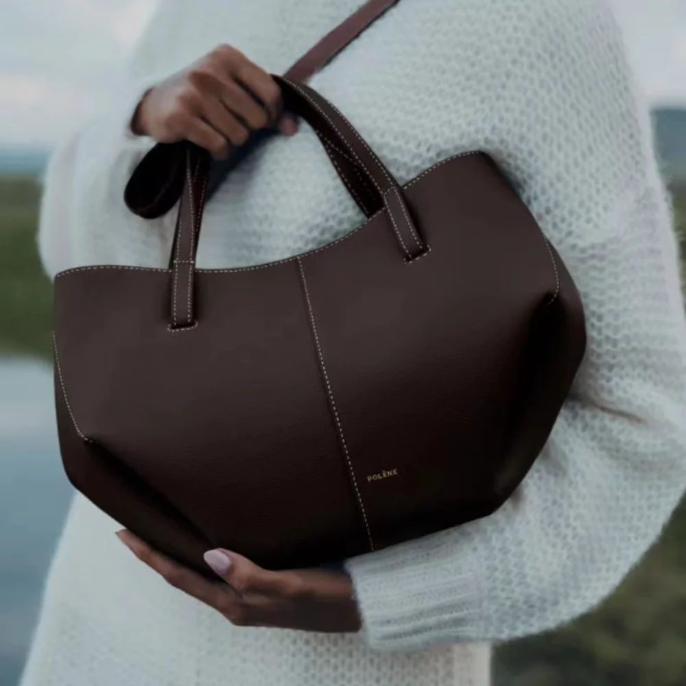 

2025hot Indie Wing Tote Bucket Bag Large Capacity Commuter Handbag Multi-functional Underarm Purse Luxury Pleated Design Y2k