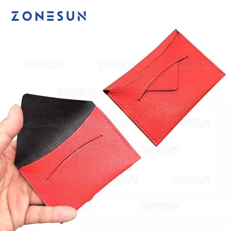 

ZONESUN Credit Card holder Coin Purse Customized leather Cutting Die Handicraft Tool Cutter Mold DIY Paper Wallet Cut Die