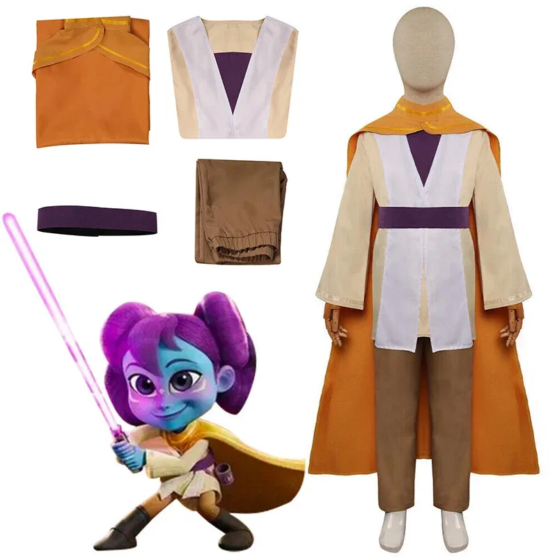 

New ★ and Wars Anime Star Young Jedi Adventures Costume Cosplay Nubs Lys Solay Uniform Suit Halloween Cos★ 2025 qi☆