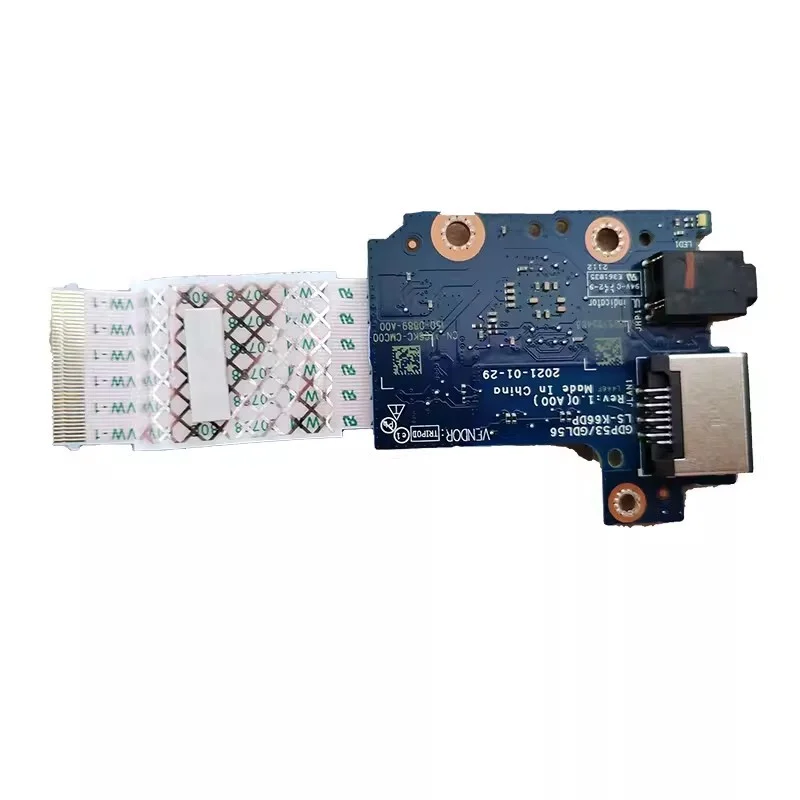 

7C6KC New GDP53/GDL56 LS-K66DP Audio RJ45 Lan Board For Dell Alienware M15 R5 R6