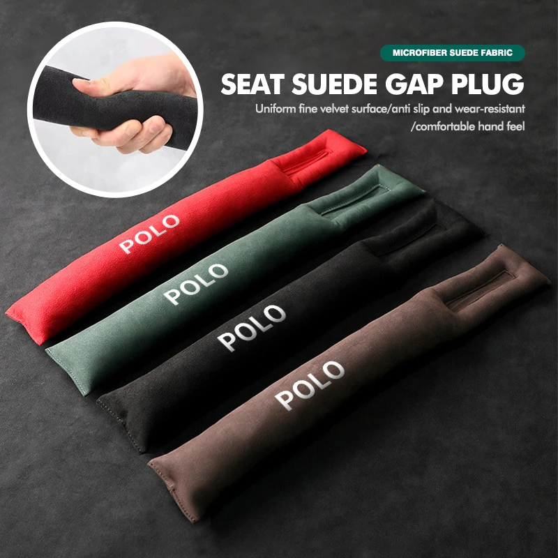 

Car Sticker Cup Holders For Volkswagen VW Car Seat Gap Plug Fur Auto Seat Gap Filler For Drops Prevention Mk6 CC B5 B6 B7 Golf 4